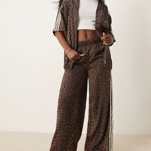 adidas Originals Adibreak track pants in leopard print